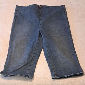 NYDJ Cropped Blue Denim Jeans